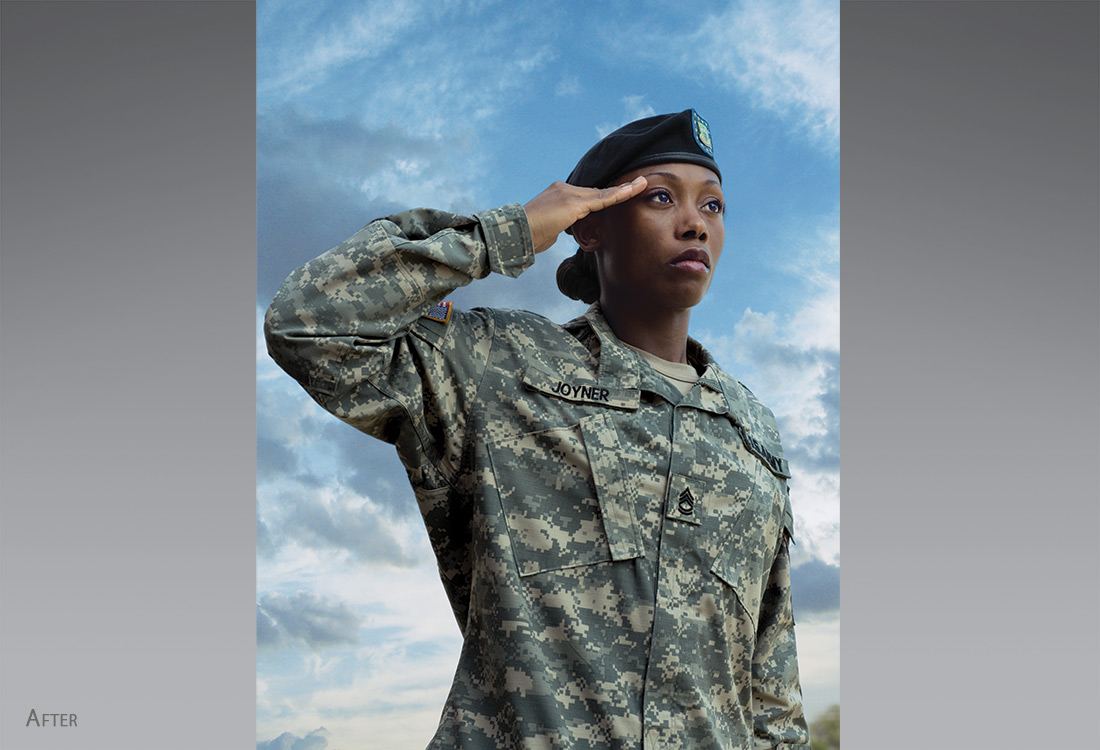 Army Retouching